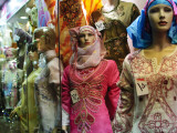 Fashion Mannequins in Shop Windows Photographic Print by Michael Benanav