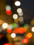 City Lights and Car Headlights at Night. Photographic Print by Greg Elms