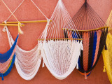Hammocks on Wall of Souvenir Stand Photographic Print by Guylain Doyle