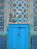 Blue Door, Shrine of Hazrat Ali Photographic Print by Jane Sweeney