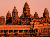 Sunrise over the Ancient Site of Angkor Wat Photographic Print by John Banagan