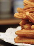 David Borland - Breakfast Doughnuts (Churros) in Cafe - Fotografik Baskı David Borland - Breakfast Doughnuts (Churros) in Cafe - Fotografik Baskı