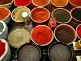 Spices for Sale at Illegal Market Photographic Print by Doug McKinlay