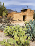 Adobe Mission, Degrazia Gallery in the Sun Photographie par Richard Cummins
