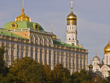 Green Copper Roofs and Golden Domes of Great Kremlin Palace Photographic Print by Tim Makins