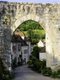 Porte De Rocamadour on the Pilgrim's Route to St Jacques De Compostela Fotografie-Druck von Barbara Van Zanten