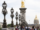 Pont Alexandre Iii Bridge with Les Invalides in Background Photographic Print by Lou Jones