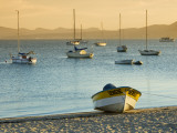 Boats on Beach at Sunrise, Seen from the Malecon Photographic Print by Witold Skrypczak