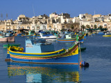 Marsaxlokk Harbour Photographic Print by Jean-pierre Lescourret