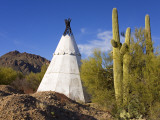 Teepee on Kinney Road Photographic Print by Richard Cummins