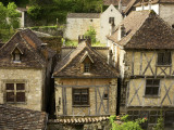 Half-Timbered Houses Lining Narrow Lane Photographic Print by Barbara Van Zanten