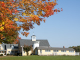 Farmhouse and Fall Colours Near Kennebunkport Photographic Print by Peter Ptschelinzew