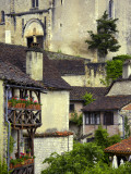 Old Houses with Wooden Balconies and Tiled Roofs Photographic Print by Barbara Van Zanten