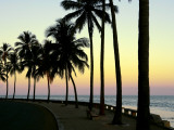 The Sunset Maputo Bay, Maputo, Mozambique Fotografie-Druck von Oliver Strewe