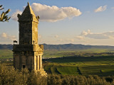 Libyo-Punic Mausoleum with Kalled Valley, Wheat Fields and Olive Groves in Background Photographic Print by Bethune Carmichael