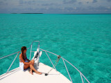 Cruising in Half Moon Caye Park Photographic Print by Uros Ravbar