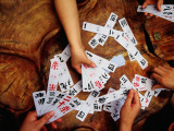 Chinese Card Game Photographic Print by Krzysztof Dydynski