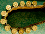 Parwan Province, Shamoli Plains. Belt with Bullets Photographic Print by Stephane Victor