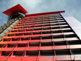 Exterior View of Radical Design Hotel-Hotel Puerta America by Architect Jean Nouvel Photographic Print by Bruce Bi