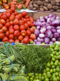 Vegetables at the Fish Market on Tarqui Beach Photographic Print by Richard Cummins