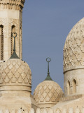 Architectural Detail of Domes of Jumeirah Mosque Photographic Print by Brent Winebrenner