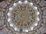 Frescoes Inside Dome at Basilica Photographic Print by Witold Skrypczak