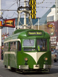 Pleasure Beach Tramcar Fotografie-Druck von Neil Setchfield