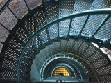 Iron Staircase of Currituck Beach Lighthouse Photographic Print by Peter Ptschelinzew