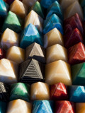 Souvenir Pyramids for Sale at Shop in Sohael Nubian Village Photographic Print by Richard l'Anson