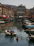 Trieste Grand Canal (Canal Grande) Towards Saint Anthony's Square Photographic Print by Ruth Eastham & Max Paoli