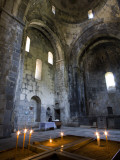 Candles in Sanahin Monastery Church Photographic Print by Mark Daffey