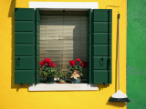 Colourful Houses in Burano Photographic Print by Tony Burns
