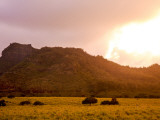 Sleeping Giant (Nounou Mountain) at Sunset Photographic Print by Linda Ching