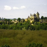 Chateau De Montfort with Grove of Walnut Trees in Foreground Impressão fotográfica por Barbara Van Zanten