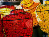 Lanterns at Sunday Market Photographic Print by Ray Laskowitz