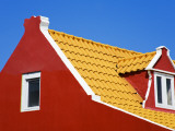 Roof and Gable of Traditional Aruban House Photographic Print by Richard Cummins