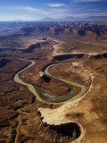 Aerial Overlook of Green River at Turks Head Photographic Print by Manfred Gottschalk