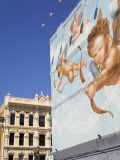 Mural and Historic Building on Sw 2nd Avenue in Waterfront District Photographic Print by Richard Cummins