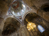 Ceiling Frescoes Inside the 11Th-Century Sapara Monastery Photographic Print by Mark Daffey