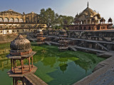 Vinai Villas Mahal (City Palace) with Tank and Chattris Photographic Print by Tim Makins