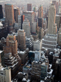 Manhattan Buildings from Rockefeller Center Photographic Print by Richard l'Anson