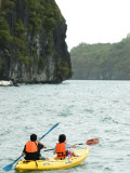 Kayaking at Ang Thong Marine Park Fotografisk trykk av Austin Bush Kayaking at Ang Thong Marine Park Fotografisk trykk av Austin Bush