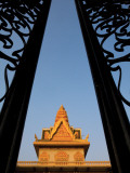 Metal Gates of Wat Ounalom Photographic Print by Antony Giblin