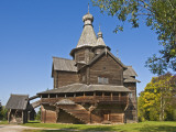 Wooden Church in Vitoslavlitsy Museum of Wooden Architecture Photographic Print by Tim Makins