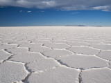 Hexagonal Shapes on Salt Flat Photographic Print by Alfredo Maiquez