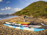 Kayakers' Camp on Sunken Reef Bay Fotografisk trykk av Andrew Bain Kayakers' Camp on Sunken Reef Bay Fotografisk trykk av Andrew Bain
