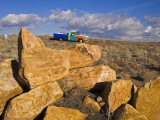 Truck at Painted Desert Indian Center Photographic Print by Richard Cummins