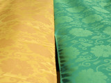 Colourful Fabric at Zen Koji Temple, Nagano City Photographic Print by Mark Hemmings