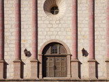 Stone Facade of Santa Barbara Mission Photographic Print by Andrew Peacock