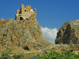 Remains of an Old Fortification Overlooking an Outskirts Dwelling Photographic Print by Patrick Horton